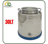 BIDONE PROFESSIONALE OLIVARI BLINDO IN ACCIAIO INOX 304 OLIO CAPACITÀ 15 30 50