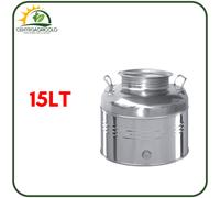 BIDONE PROFESSIONALE OLIVARI PER OLIO IN ACCIAIO INOX 304/441LI 15/30/50 LITRI