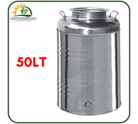 BIDONE PROFESSIONALE OLIVARI PER OLIO IN ACCIAIO INOX 304/441LI 15/30/50 LITRI