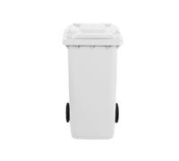 Bidone Quadro Nettezza Urbana con Ruote 120 l 48 CMX57X95H. Bianco Ics