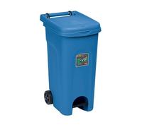 Bidone raccolta differenziata 80L con pedale - Stefanplast Eco System, Blu