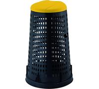 Bidone rifiuti Spazzatura Raccolta differenziata 100Lt coperchio trespolo
