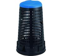 Bidone rifiuti Spazzatura Raccolta differenziata 100Lt coperchio trespolo