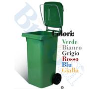 BIDONE SECCHIO PATTUMIERA RACCOLTA DIFFERENZIATA RIFIUTI HACCP 120 LITRI