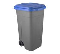 Bidone Spazzatura Carrellato Ottanta Grigio Blu 80 lt - Raccolta Differenziata