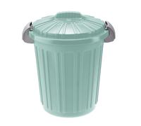 Bidone spazzatura con coperchio e maniglie Teo Tontarelli 23 l verde Verde
