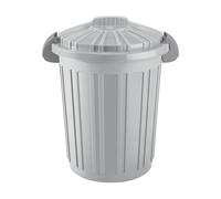 Bidone spazzatura con maniglie Tontarelli Aurora 8 l grigio chiaro Grigio - Chiaro