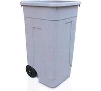 Idroweb Bidone pattumiera 100 L con ruote senza coperchio