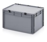 Trasporto Contenitori 60x40x33,5 Con Coperchio Plastica Transportcase Scatola