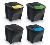 Bidoni differenziati Keden IKWB25S4 Sortibox 4x25L Set contenitori rifiuti