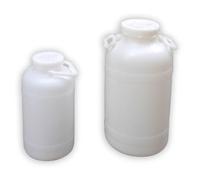 FUSTO BIDONE TANICA PLASTICA PER ALIMENTI LIQUIDI BOCCA LARGA ECOPLAST LT. 25