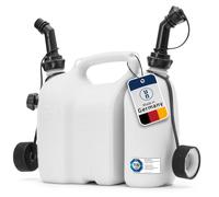 Bidoni matrimoniali/Bidoni combinati per carburante ed olio con 2 tubi di