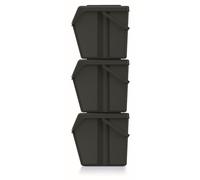 Bidoni per la raccolta differenziata 3x25L Set Keden ISWB25S3 Sortibox