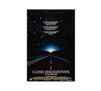 BIDYUM Poster digitale su tela, motivo: incontri ravvicinati del terzo tipo di film di fantascienza, culto, decorazione per camera da letto, ufficio, stanza, regalo, 50 x 75 cm