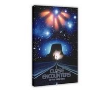 BIDYUM Poster su tela, motivo: Incontri ravvicinati del terzo tipo, decorazione per camera da letto, ufficio, camera da letto, regalo, 60 x 90 cm