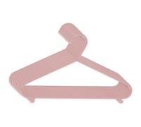 Bieco 04014154 Set di 8 Grucce Appendiabiti per Bambini, 29,5 x 18 x4,7, Rosa (A