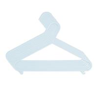 Bieco 04014156 Set di 8 Grucce Appendiabiti per Bambini, 29,5 x 18 x4,23, Blu (Ghiaccio Blu)