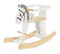 Bieco Cavallo a Dondolo Zebra | 68x26,5x48cm | Cavalcabile Bambino 1 Anno | Cavallo a Dondolo per Bambini Cavallino a Dondolo Bambini Cavallo Cavalcabile per Bambini Cavallino a Dondolo Bambini 1 Anno