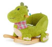 Bieco 74002110 dondolo animale Dino, circa 65 x 32 x 48 cm, verde