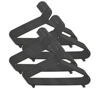 Bieco 90032150 Set di Grucce Appendiabiti per Bambini, 29,5 x 18 x4,19, Nero