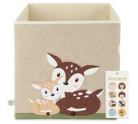 BIECO Baule Portagiochi Bambini | Cassapanca | Cesta | Contenitore | Pouffe Scat