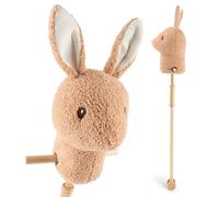 Bieco Cavallo a spina per bambini, coniglietto fine, per hobby, cavalli, cavalli a spina, in legno, per cavalli, per bambini, accessori per bambini