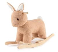 BIECO Dondolo Bambini Peluche Lepre Fine, 68 cm | Cavallo a Dondolo per Bambini | Cavalluccio per Bambini | Cavallino a Dondolo Cavalluccio 1 Anno Cavallo Bimba