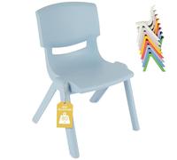 Bieco Enfants Chaise Sedia Bambini, Azzurro, 36x34x51cm