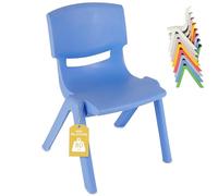 Bieco Enfants Chaise Sedia Bambini, Blu alla Moda, 36x34x51cm