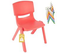 Bieco Enfants Chaise Sedia Bambini, Colore: Rosso, 36x34x51cm