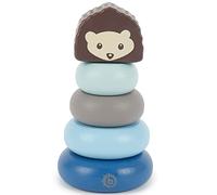 BIECO Giochi Legno Impilabili per Bambini | Torre Montessori 9 Mesi | Anelli Legno | Giochi Montessori