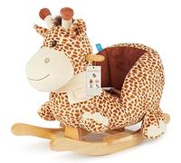 Bieco Giraffa a Dondolo in Peluche, per Bambini, a Partire da 1 Anno