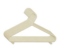 Bieco Grucce appendiabiti per bambini, 8 pezzi, vaniglia, lunghezza circa 30 cm, in plastica, per bambini, organizzatore per guardaroba, appendiabiti per bambini