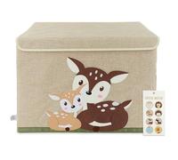 bieco Scatola portaoggetti marrone con coperchio