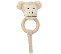 Bieco | sonaglio neonato 0-3 mesi | anelli neonato | giochi legno neonati | giochi prima infanzia | sonaglio legno | sonaglio neonato legno | sonaglio neonato morbido | baby rattle neonato sonagli