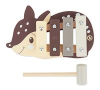 Bieco Xilofono per bambini in design REH | Strumenti musicali per bambini a partire da 1 anno | Dolce giocattolo musicale bambino | Carillon con bacchetta | xilofono 1 anno | Strumenti musicali per