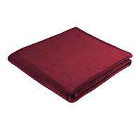 Biederlack 694997 Coperta, Cotone, Rosso, Singolo, 200x150x1 cm