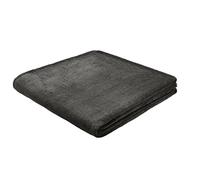 biederlack 696083 Coperta in Pile, Antracite, Singolo, 49 x 37 x 12 cm