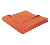 Biederlack Thermosoft Coperta, Misto Cotone, Terracotta, Matrimoniale, 200 x 150 cm