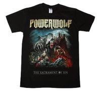 biefang Powerwolf The Sacrament of sin Power Metal Heavy T Shirt Black M