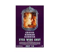biegzc Poster del film Eyes Wide Shut (1999) su tela, decorazione artistica da parete per soggiorno e camera da letto, 30 x 45 cm