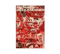 biegzc Stampa artistica di Michael Schumacher - Formula 1, immagine di Formula 1, Motorsport, poster su tela, decorazione per camera da letto, ufficio, camera da letto, regalo, 30 x 45 cm