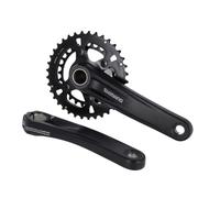 Shimano Deore Mt610 Hollowtech Ii Crankset Nero 175 mm / 36/26t