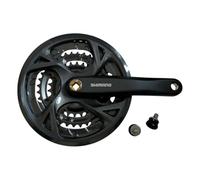 Shimano FC-M371 KRG, Paracatena per Bicicletta, 9 Velocità, Nero, 175 mm