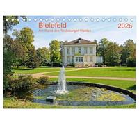 Bielefeld Am Rand des Teutoburger Waldes (Tischkalender 2026 DIN A5 quer), CALVENDO Monatskalender: Bielefeld, das Zentrum Ostwestfalens
