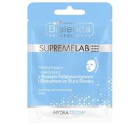 Bielenda Maschera lenitiva e idratante professionale Supremelab Hydra Glow con acido poliglutammico ed estratto di muco di lumaca