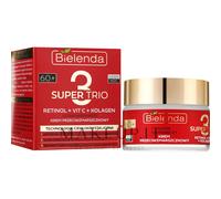 Bielenda Super Trio Retinolo + Vitamina C + Collagene Ultra Riparatore Antirughe 60+ Crema 50ml