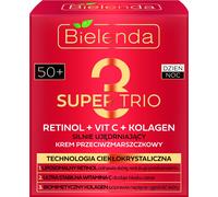 Bielenda Super Trio (Retinolo + Vit C + Collagene) 50+ crema per il viso 50 ml