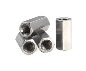 Biella completamente filettata con perno a testa esagonale a doppia estremità M5 M6 in acciaio inossidabile 304 con esterno(60mm,M5 x od7mm (5pcs))