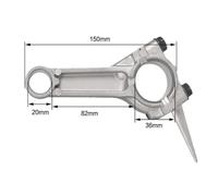 BIELLA DI COLLEGAMENTO MZ360 7CT-E1650-00 Adatta for MZ300 EF6600 EF5500 EF5200 4600 4000 5KW GENERATORE BIELLA(PREMIUM CON ROD)
